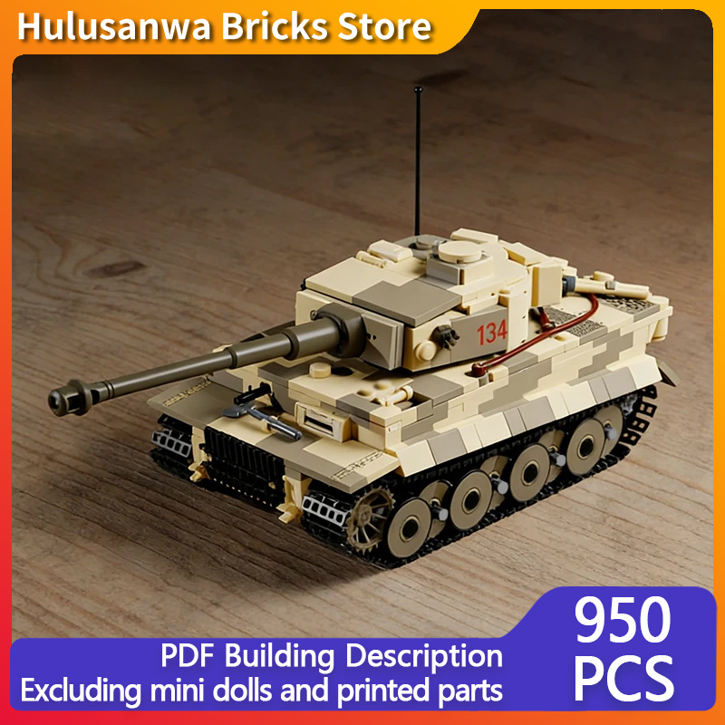 Heavy Equipment Battery - Model Tank Militer Berat MOC, Batu