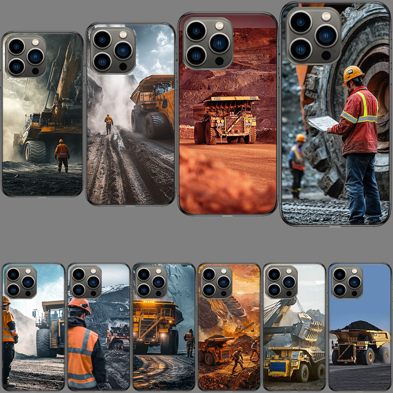 Heavy Equipment Inspection - Casing Ponsel Anti Benturan untuk iPhone