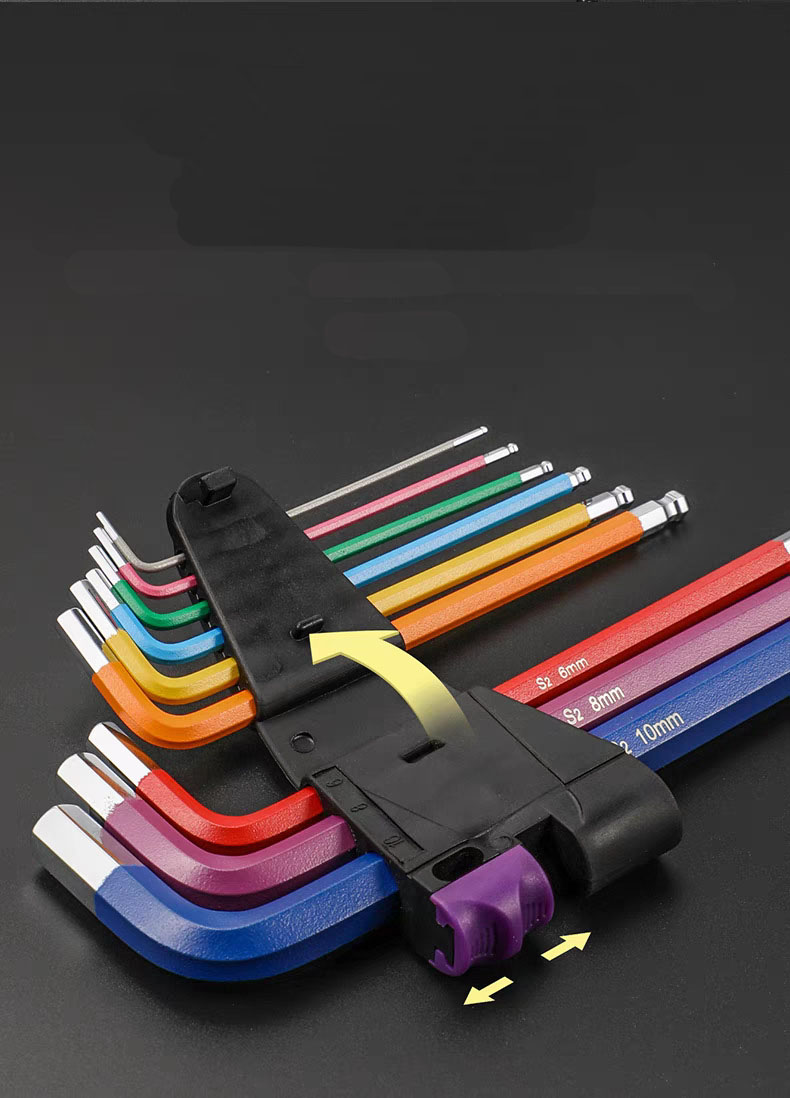 Heavy Equipment Key Set - Set Kunci Hex Ujung Bola Industri