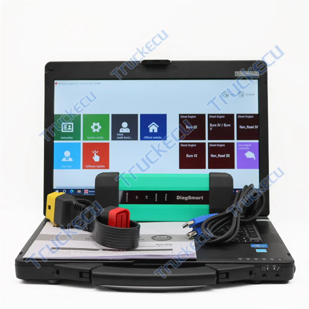 Heavy Equipment Inspection - Laptop CF53 untuk Alat Diagnostik Tugas
