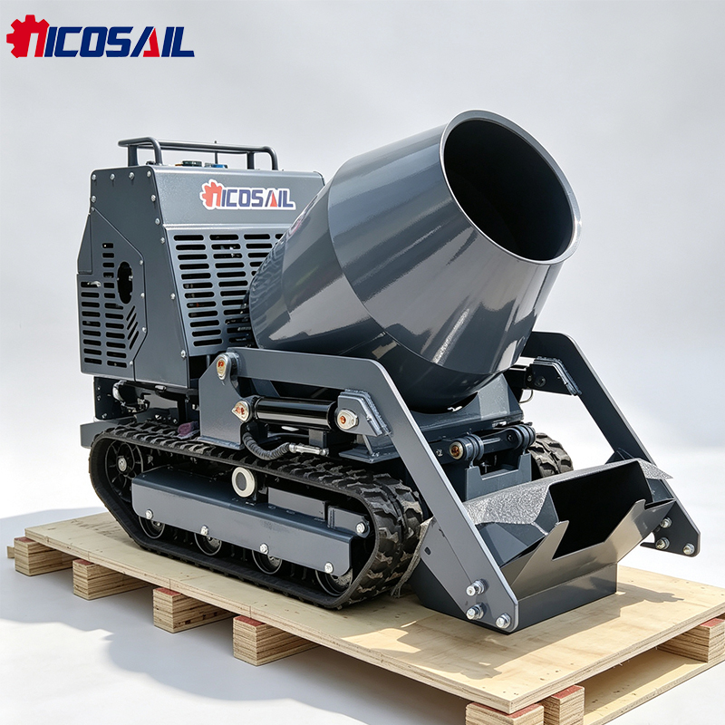 Concrete Mixer Machine - Mesin Pencampur Beton Mini Beroda Rantai