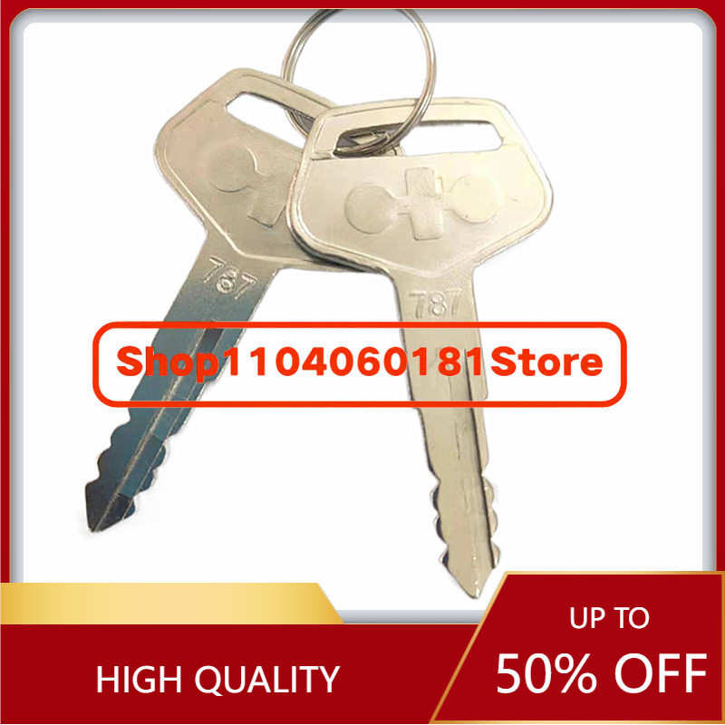 Heavy Equipment Key Set - 2pcs/set Kunci Pengapian Perak 787 untuk