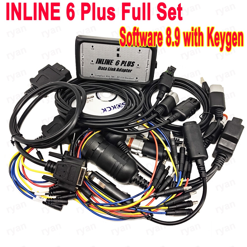 Heavy Equipment Diagnostic Tool - Untuk Cummins INLINE 6 Plus V8.9