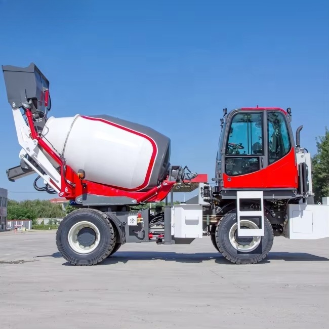 Truk Mixer Beton 4WD Self Load - Concrete Mixer Machine ulasan dan harga
