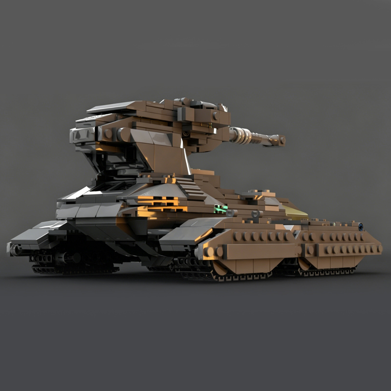 Tank Berat M808C Model MOC, Ma - Heavy Equipment Game ulasan dan harga