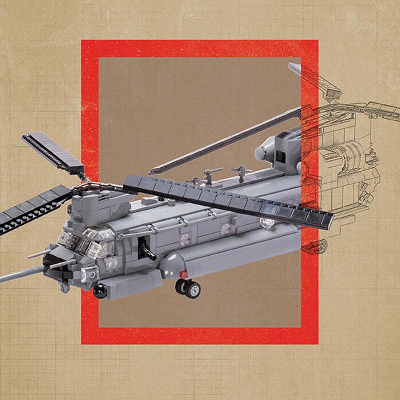 MH-47G Helikopter Berat Model  - Heavy Equipment Game ulasan dan harga