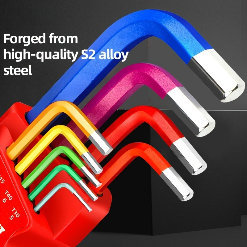 9pcs Set Kunci Hex Ujung Bola  - Heavy Equipment Key Set ulasan dan harga