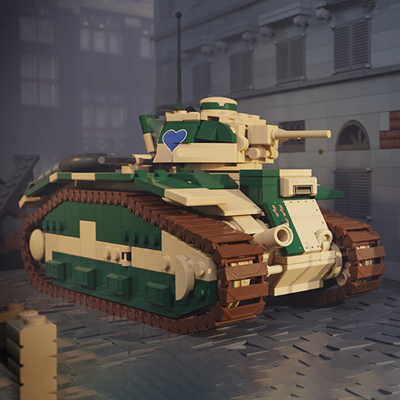 Tank Berat Prancis Model B1 MO - Heavy Equipment Game ulasan dan harga
