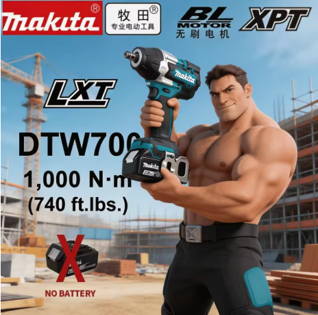 Makita DTW700 18V LXT Brushles - Heavy Equipment Battery ulasan dan harga