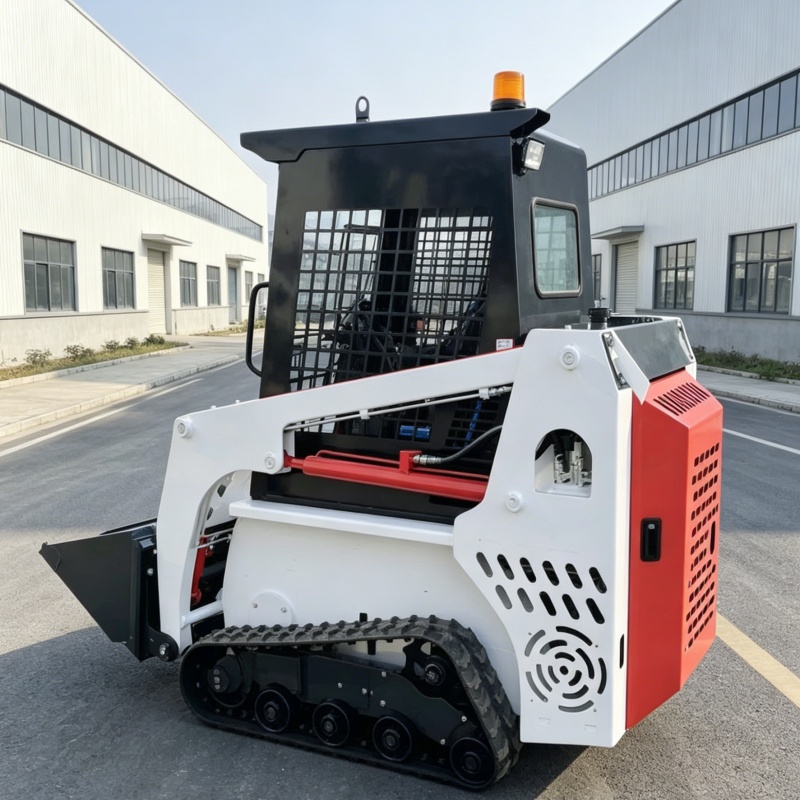 Loader Skid Steer Kustom, Load - Skid Steer Loader ulasan dan harga
