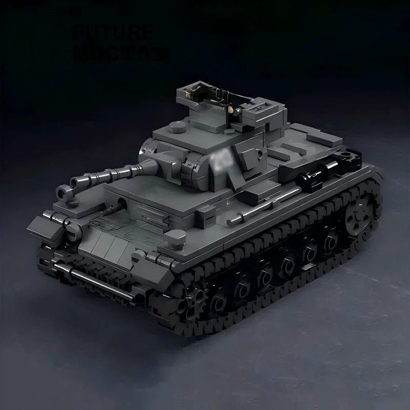 MOC WW2 F-type Tank Berat Pera - Heavy Equipment Battery ulasan dan harga