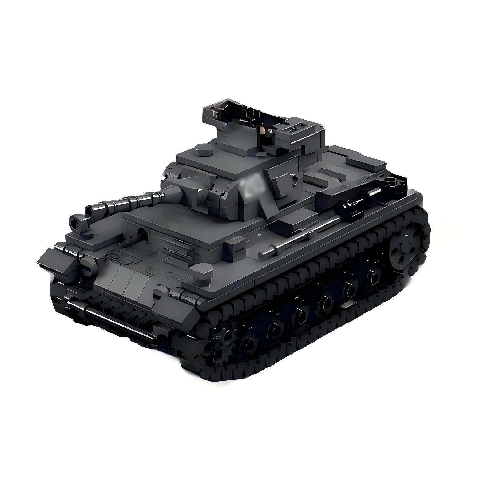 MOC WW2 F-type Tank Berat Pera - Heavy Equipment Battery ulasan dan harga