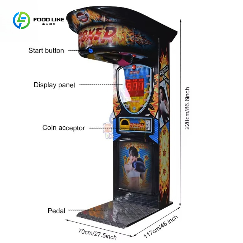 Mesin Tinju Arcade Komersial,  - Heavy Equipment Game ulasan dan harga