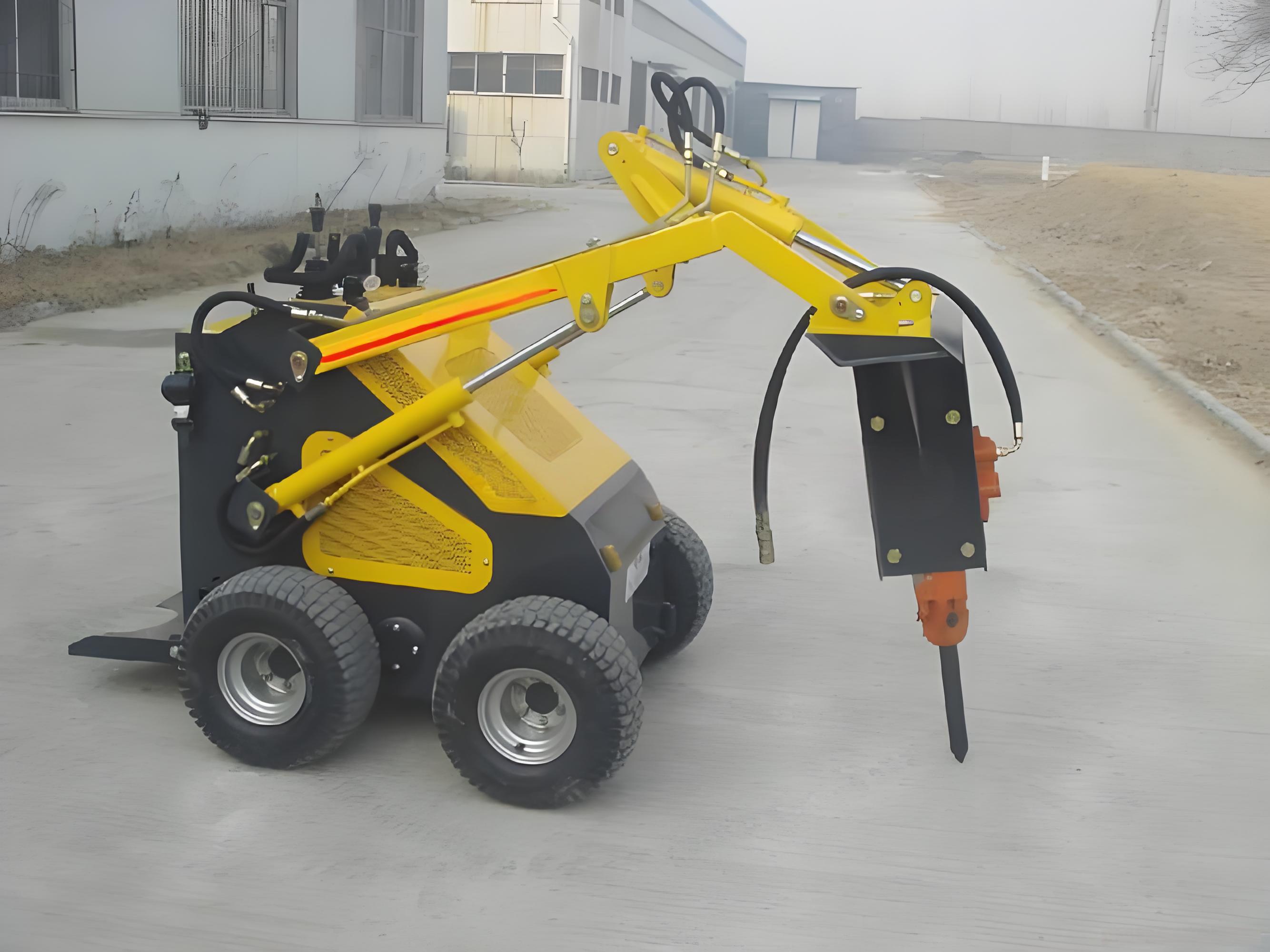 Breaker Hidrolik Kompak Dengan - Skid Steer Loader ulasan dan harga
