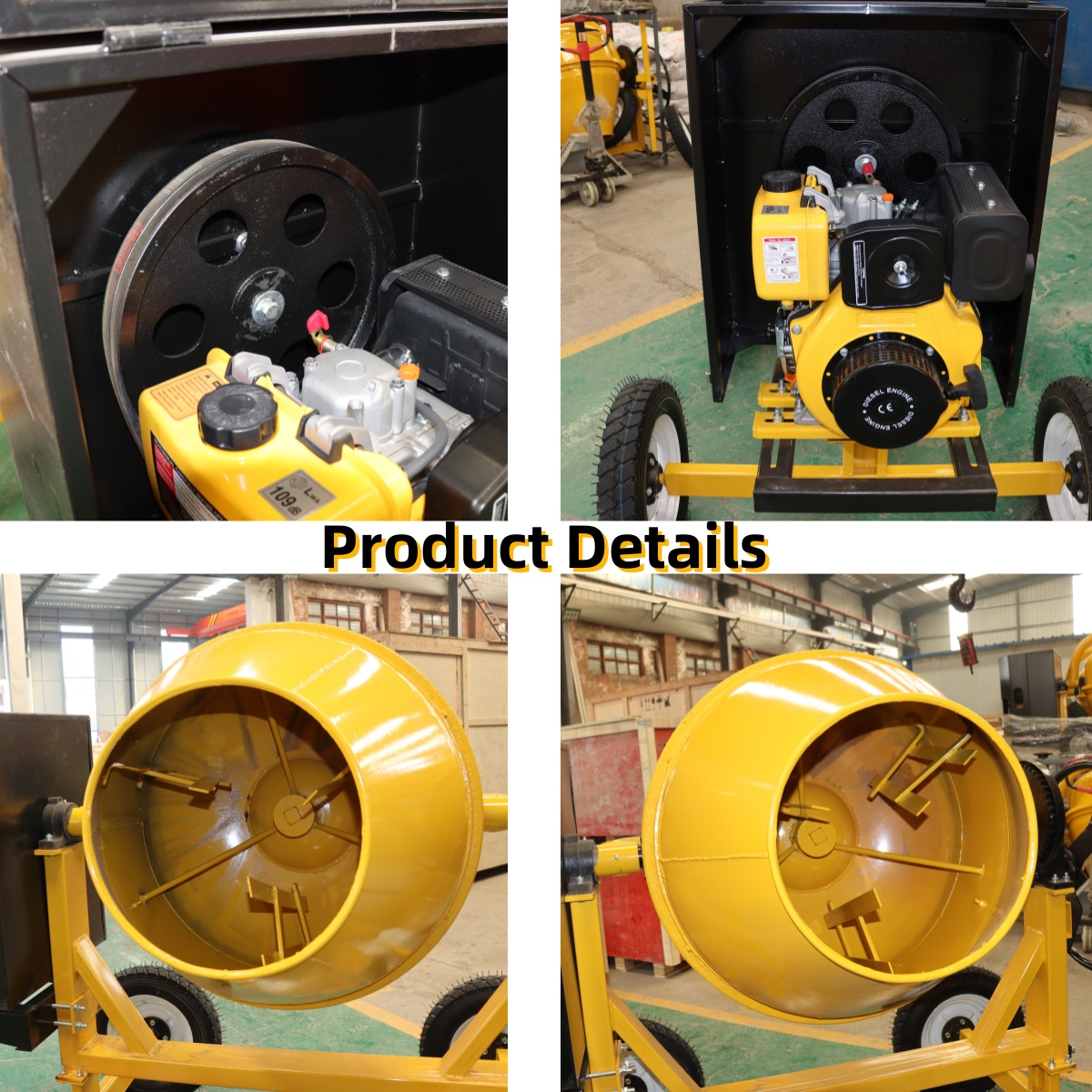 Mesin Pengaduk Beton Mini Port - Concrete Mixer Machine ulasan dan harga